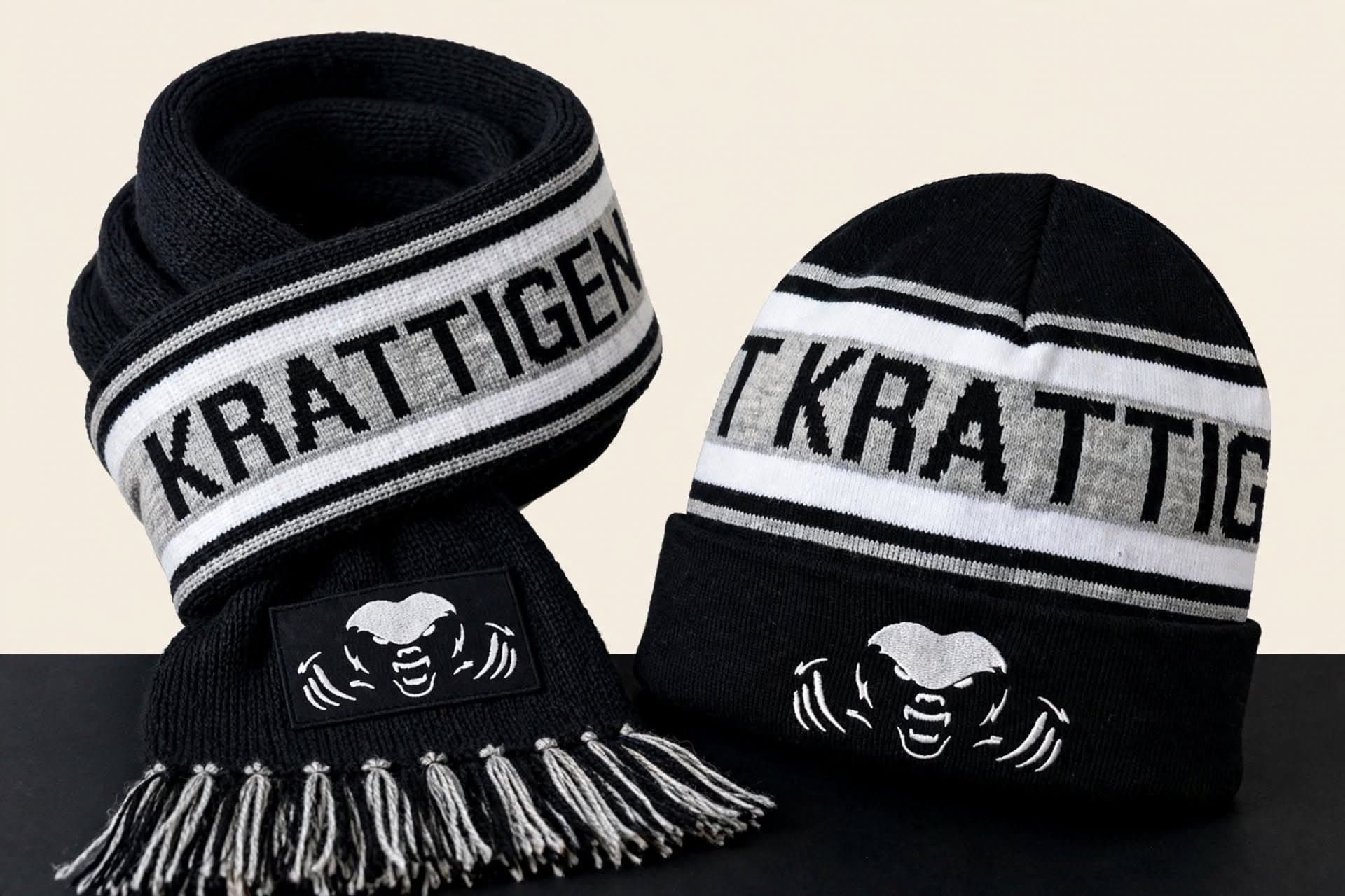 Krattigen beanie and scarf set