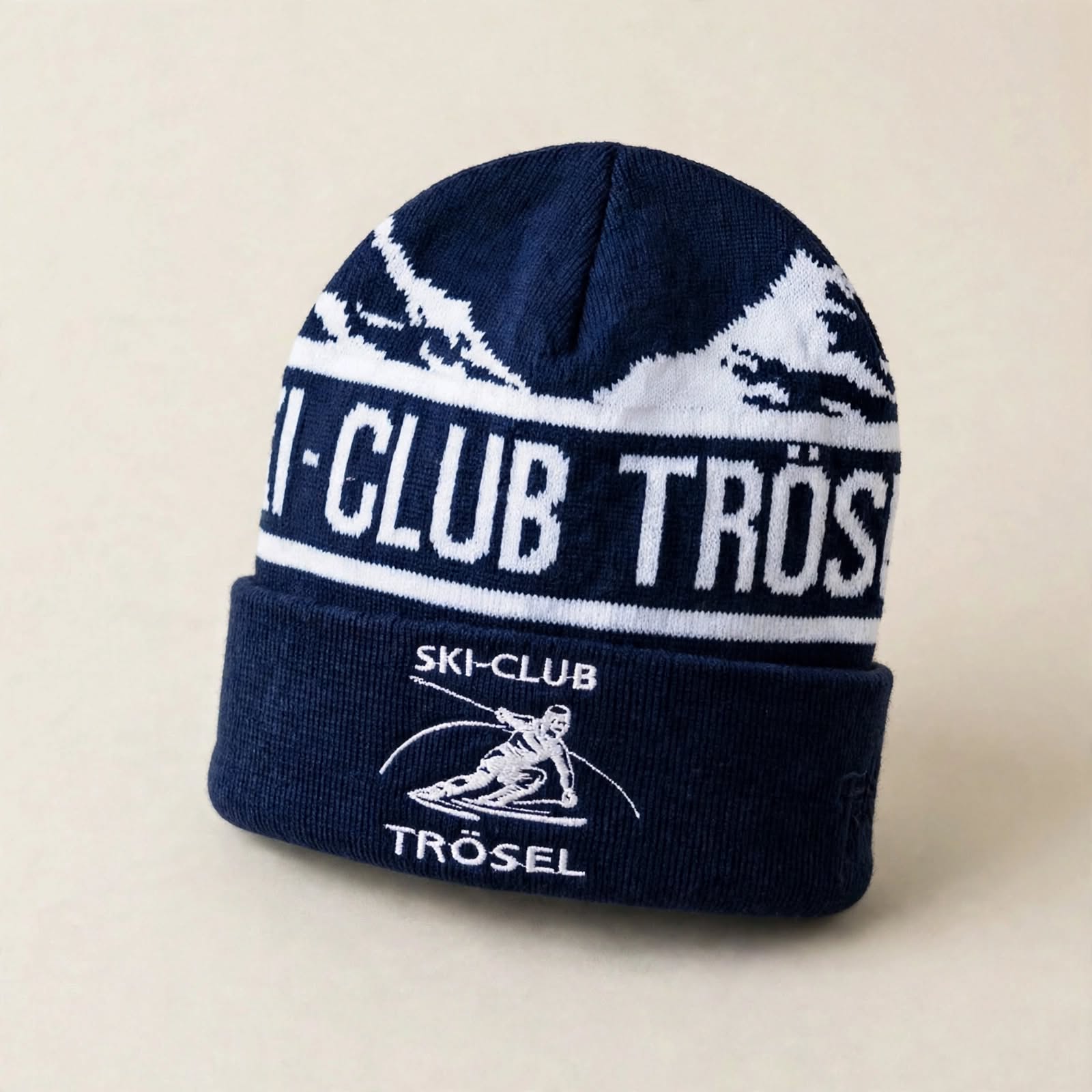 Navy Ski-Club Trösel jacquard beanie